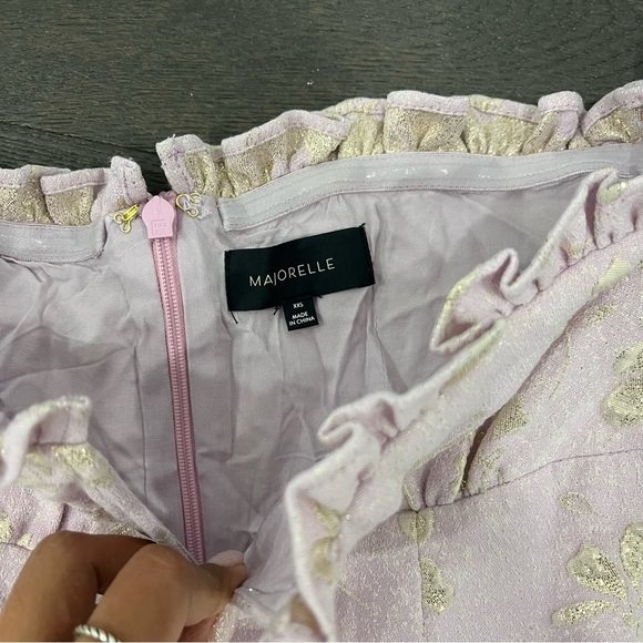 Majorelle Puff Sleeve Midi Dress - Picture 2 of 2